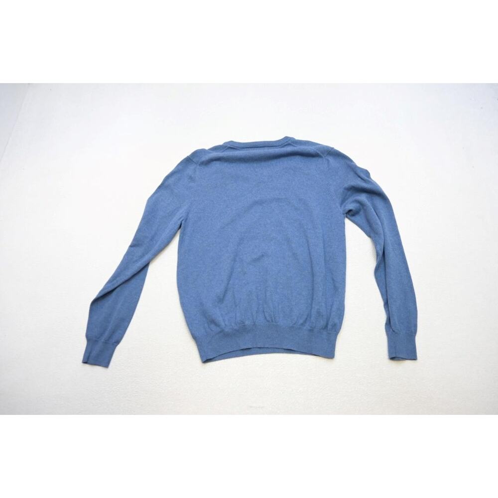 Brooks Brothers 346 Supima V Neck Sweater Blue Casual‎ Luxury Mens Medium - Picture 8 of 8